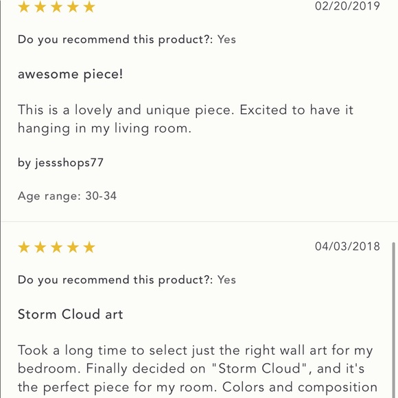 Anthropologie Cloud Wall Art 🖼 - Picture 8 of 16